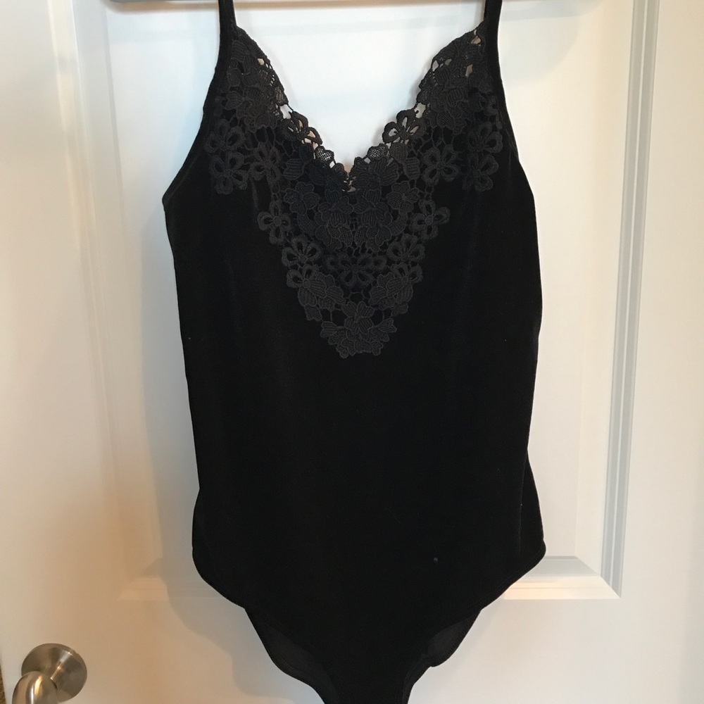 Velvet bodysuit